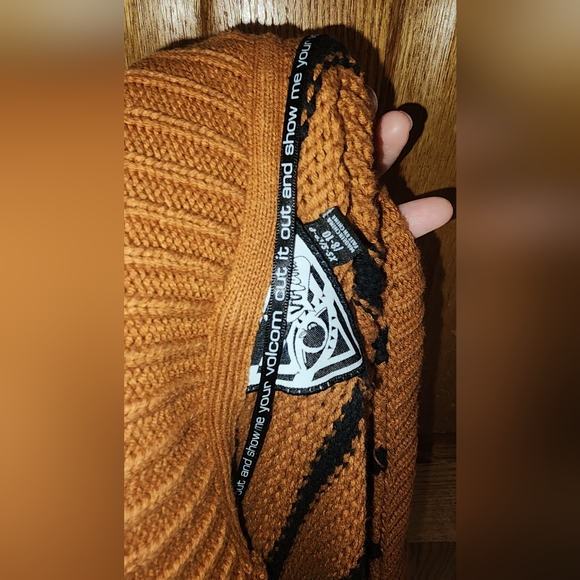 Genuine Volcom Women’s Cardigan Sweater Left Loosey Wrap Love A Lefty Stripe - Picture 13 of 13